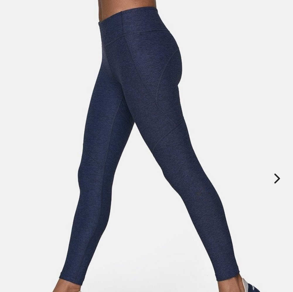 Navy Outdoor Voices 7/8 Warm Up Leggings
